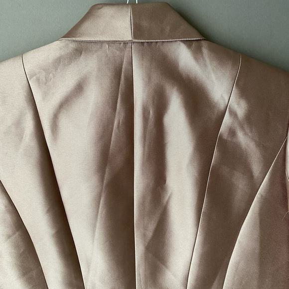 Tahari sz‎ 8 bronze career formal blazer jacket - Picture 5 of 9
